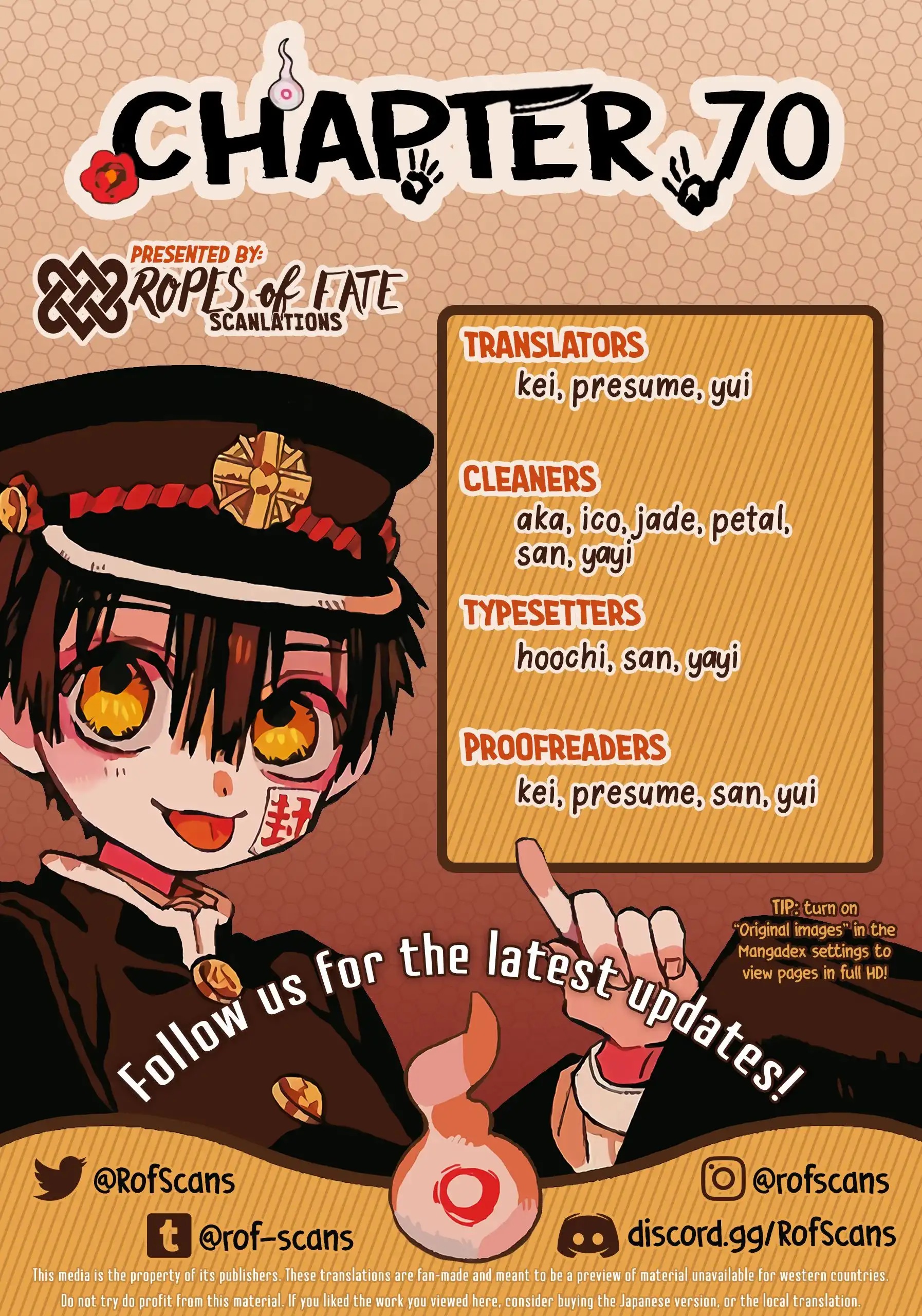 Jibaku Shounen Hanako-kun Chapter 70 1